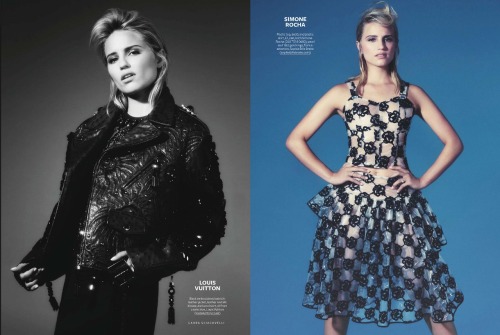 screamalittlelouderr:Dianna Agron in InStyle UK