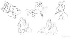 mclewdly:   dulynotedart: Sketch page commission