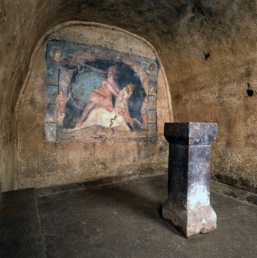 leradr:Affresco del Mitreo di Marino (Roma), II secolo d.C