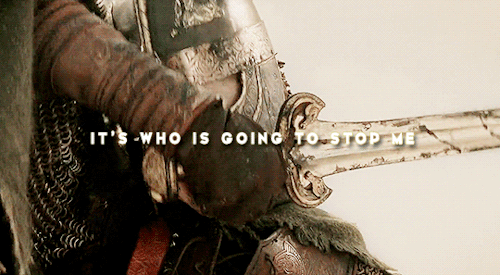 tlotrgifs:“The question isn’t who’s going to let me, it’s who is going to stop me.” Ayn RandHappy in
