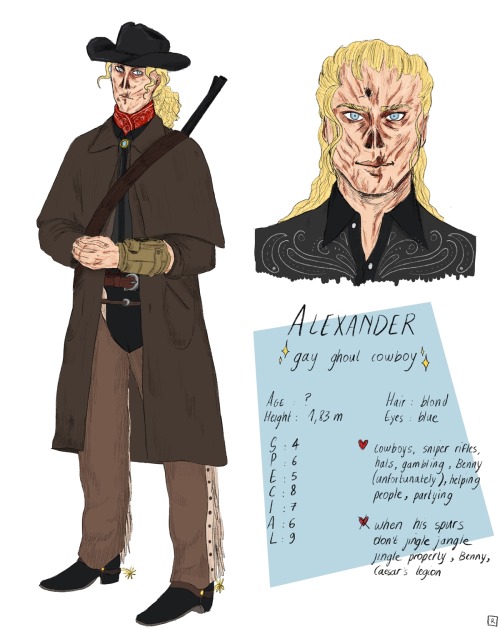 two of my fallout new vegas characters, rylen and alexander :)