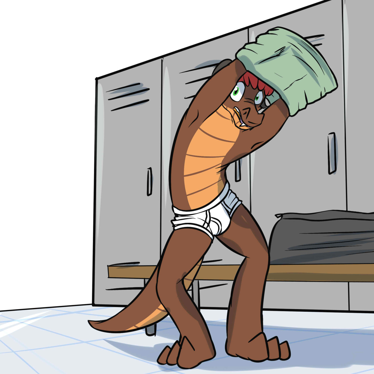 &ldquo;Uh, I didn&rsquo;t think anyone one else was here.&quot;  Magma