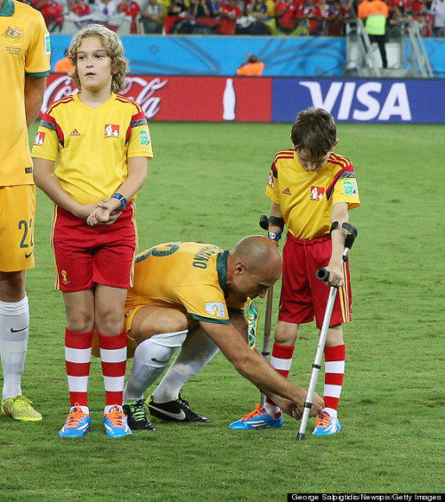 huffingtonpost:  Lost the game — but won our hearts.   Mark Bresciano of Australian Natio