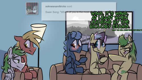 canterlotstudents:@askswanandtricks x3