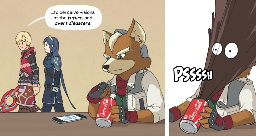 finalsmashcomic:  Future Spite Don’t you know, Lucina? Just because you can, doesn’t