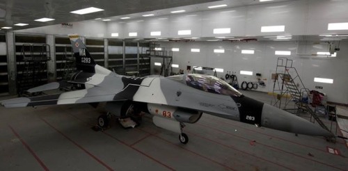 repainting F16.