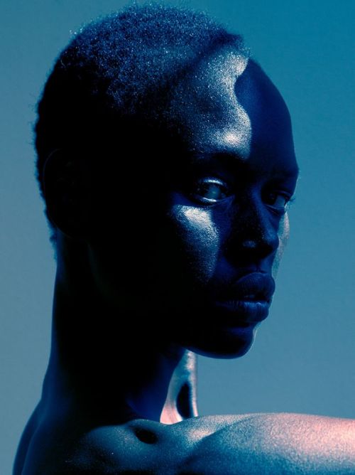 midnight-charm:  Ajak Deng photographed by Oliver Katibi Stalmans for BLVD Magazine Fall / Winter 20