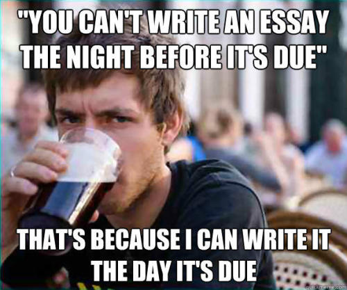 lava-princess: tintindreamsbig: darkmoonfall: College as a Senior: A Summary College as an English m