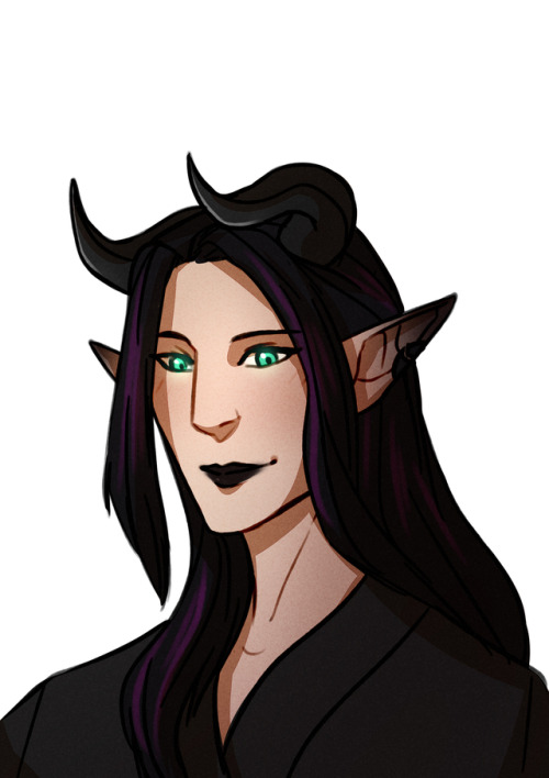 quills-and-curiosities: [Posting with permission] A gorgeous picture of Dacien done by @oathboundkni