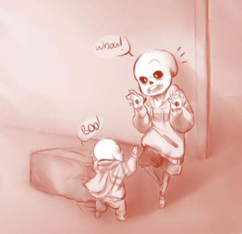 I Need To Be Working On Other Things But Here I Am Drawing A Lil Baby Tryna Scare His Older Brother And