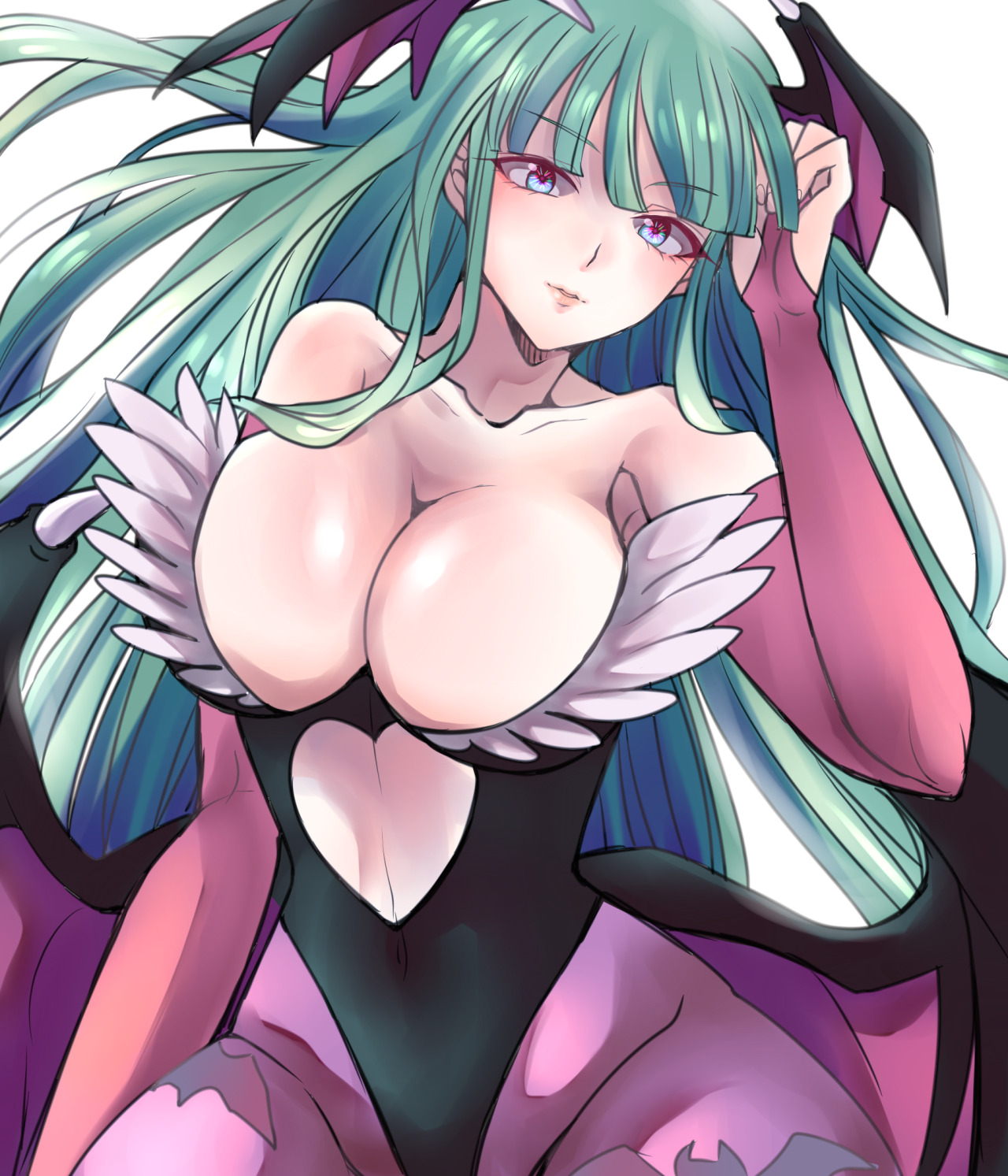 yua1sige0:  安価絵　モリガン 