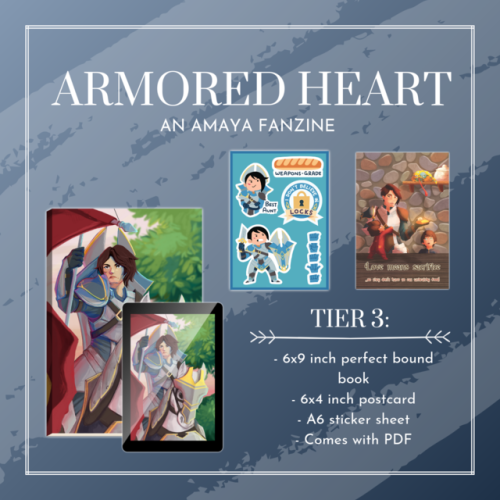 PREORDERS ARE OPEN FOR ARMORED HEART: AN AMAYA FANZINE!Armored Heart: an Amaya Fanzine is a SFW fanz