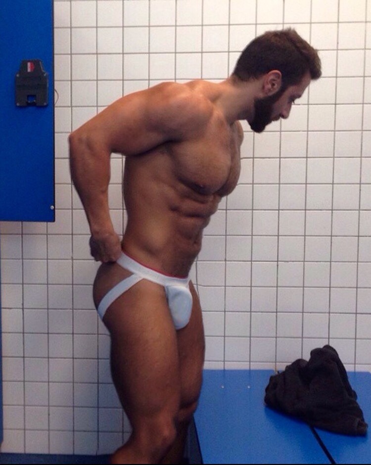 Gym locker ðŸ˜ http://imrockhard4u.tumblr.com