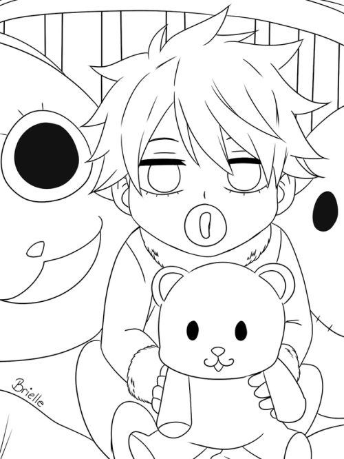 Baby~You’re free to color it if you like <3