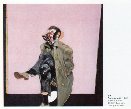 booksinantwerp:69 - Autoportrait, 1970from Les Grands Maîtres de l'Art Contemporain: Francis B