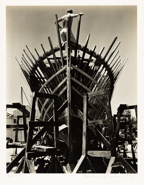 beyond-the-pale:Edward Weston (1886-1958) Boat Builder (Neil Weston) 1935