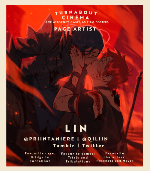 turnabout-cinema:  CONTRIBUTOR SPOTLIGHTAnother star in our page artist line-up is Lin! Their artwor