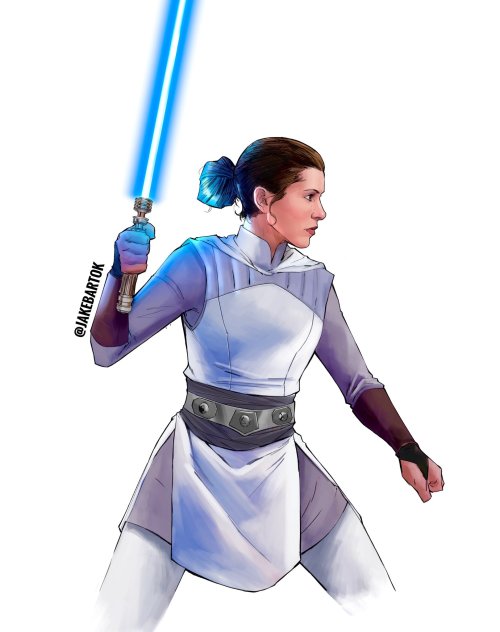 gffa:Jedi Leia | by Jake Bartok