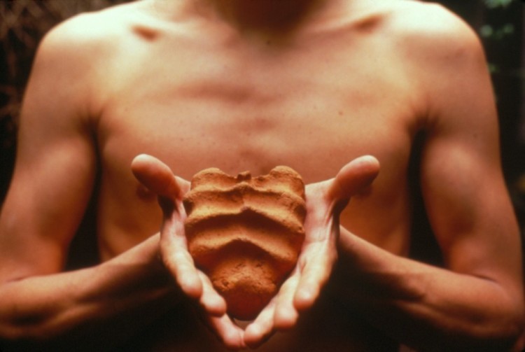 lafilleblanc:Have a nice weekend:)Gabriel Orozco /My Hands Are My Heart, 1991/redflag.org…“My