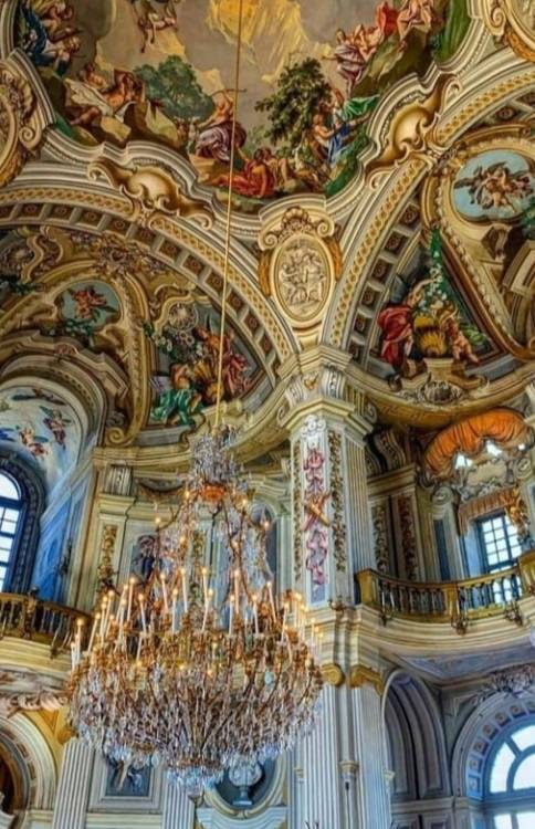 legendary-scholar:  Royal Palace of Stupinigi near Turin, Today the Palace of Stupinigi houses the Museo di Arte e Ammobiliamento, a museum of the arts and furnishings.