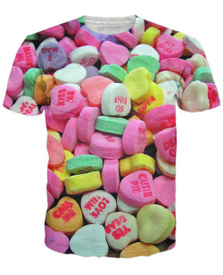 hellolittledaisy:  Candy Hearts Shirt by