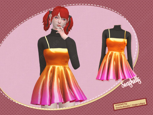 Holo dress with two swatch versions (both in the same package). Nothing fancy.  ヽ(・∀・)ﾉ Download: SF