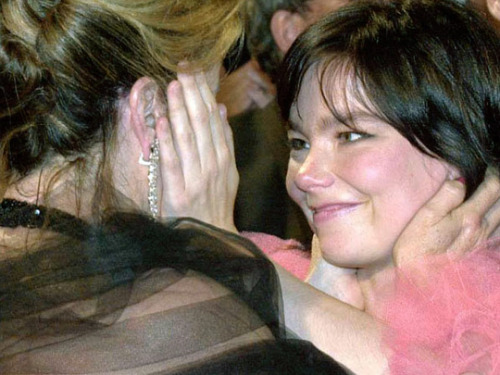 petrasvonkant:Catherine Deneuve and Björk at the presentation of Dancer in the Dark, Cannes Film Fes