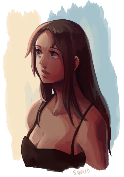 say0ran-arts: just a quick and simple portrait. i love alex, she’s my favorite *_*