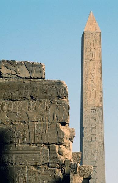 egypt-museum:Obelisk of HatshepsutView of the Obelisk of Hatshepsut in the Precinct of Amun-Re, Karn