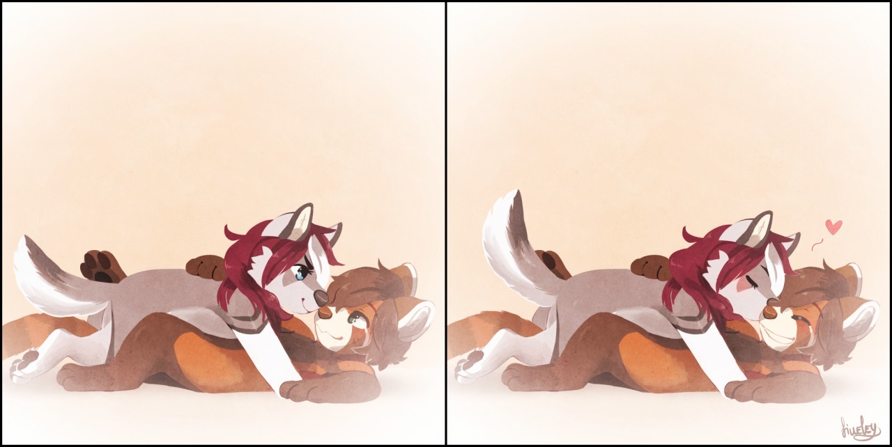 fudge-the-otter:“Gotcha…!” by Fiuefey Permission to post Granted by artistAHHHHtoocute