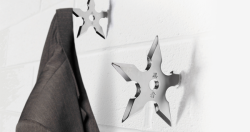 Ninja Star Coat Hooks!