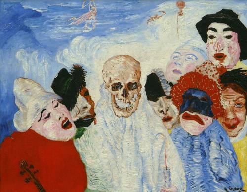 tamburina:  James Ensor, La Mort et Les Masques, 1897 