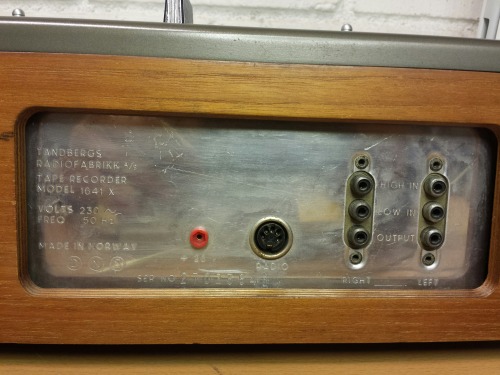 Tandberg Series 1600X Model 1641X Reel-To-Reel Tape Recorder, 1969