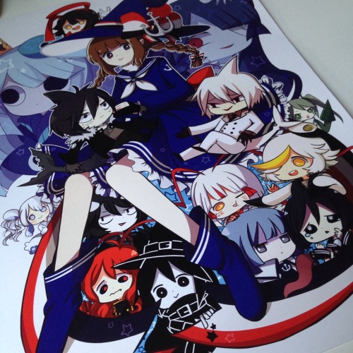 WADANOHARA AND THE GREAT BLUE SEA  print for SMASH! con 2014 [now available on storenvy]