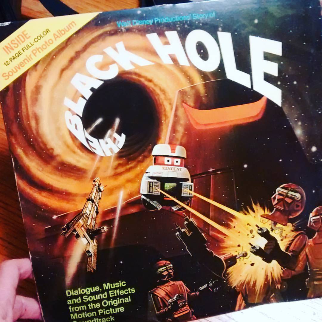 So rad!!!! The Black Hole on vinyl!!! #theblackhole #vinyl