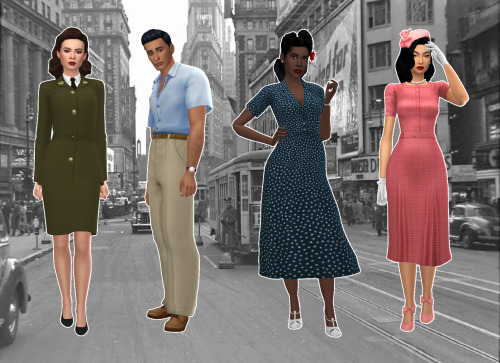 1940’s Lookbook Part 2A combination of re-watching the Marvel movies, the launch of TSR’