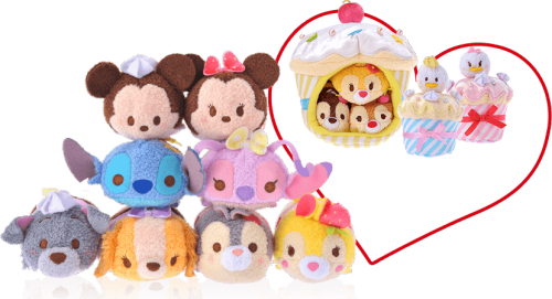 Here are all the Valentine Tsums Set to release! Top 2 Images are the UK sets coming out January 5th