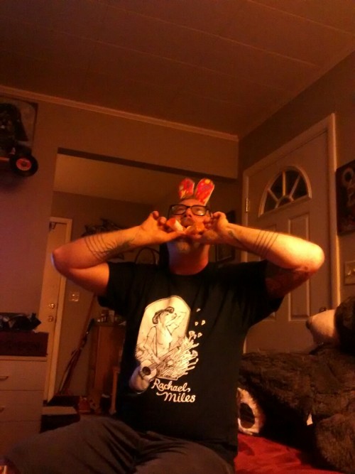 I caught Daddy with my bunny ears on. You’re welcome lol @thedoghouse09