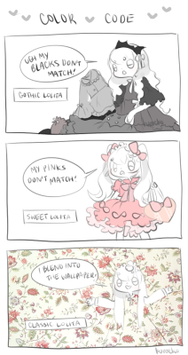 kuroeko:  Every lolita has their woes. Please do not repost nor remove my caption!! 