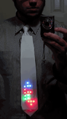 fujl:  cineraria:  LED Tetris Tie - YouTube