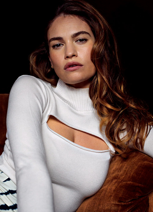 ferrisbuellers:LILY JAMES for Rolling Stonephotographed by Diana Markosian