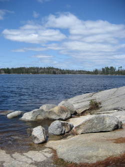 innaturenaturally:  View from “the beach” at one of my favorite local naturist spots, taken April 29′th, 2013.