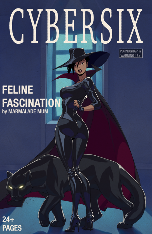 New NSFW parody transformation comic! Super Hero babe Cybersix stars in &ldquo;Feline Fascination&rd