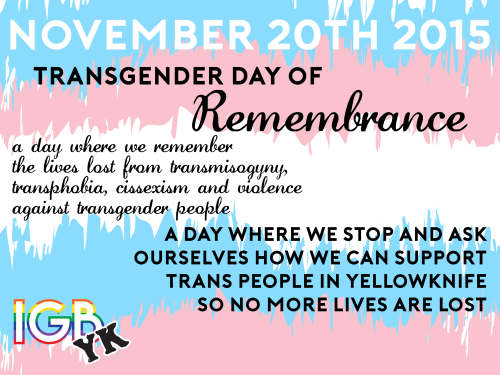 People often spend Transgender Day of Remembrance reflecting on the hundreds and thousands of trans 