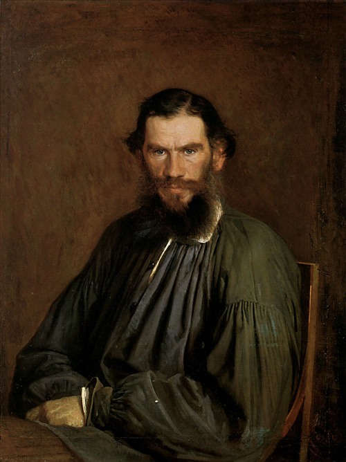 Portrait of Leo Tolstoy, 1873, Ivan KramskoiMedium: oil,canvas
