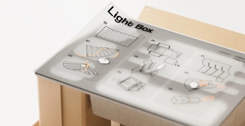 ‘Light Box’ by Sungrae KimLight Box is a mini electric light kit, consisting of three small light bu