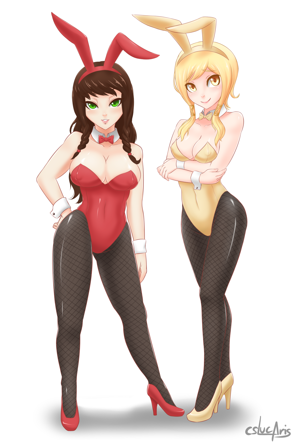 #171 - Commission: Kaya and  Lýsing Commission for a dude going by Nice Things