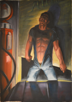   Kevin King 1997, Acrylic on paper.   