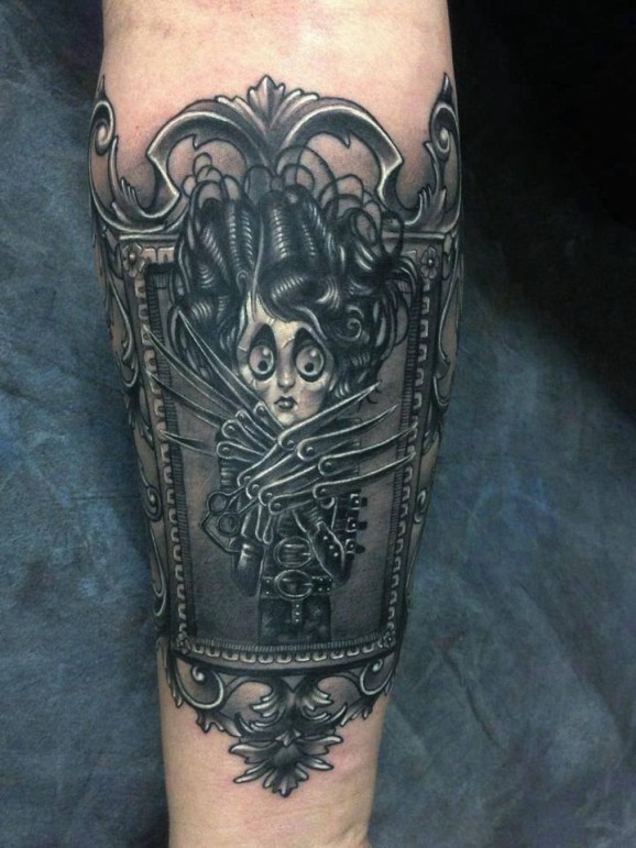 skindeeptales:  Tim Burton tattoos by Sam Fiorino - Tim Childs - Jasen Workman -