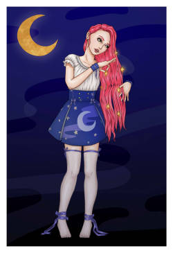 lucis7:  Moon girl~ 